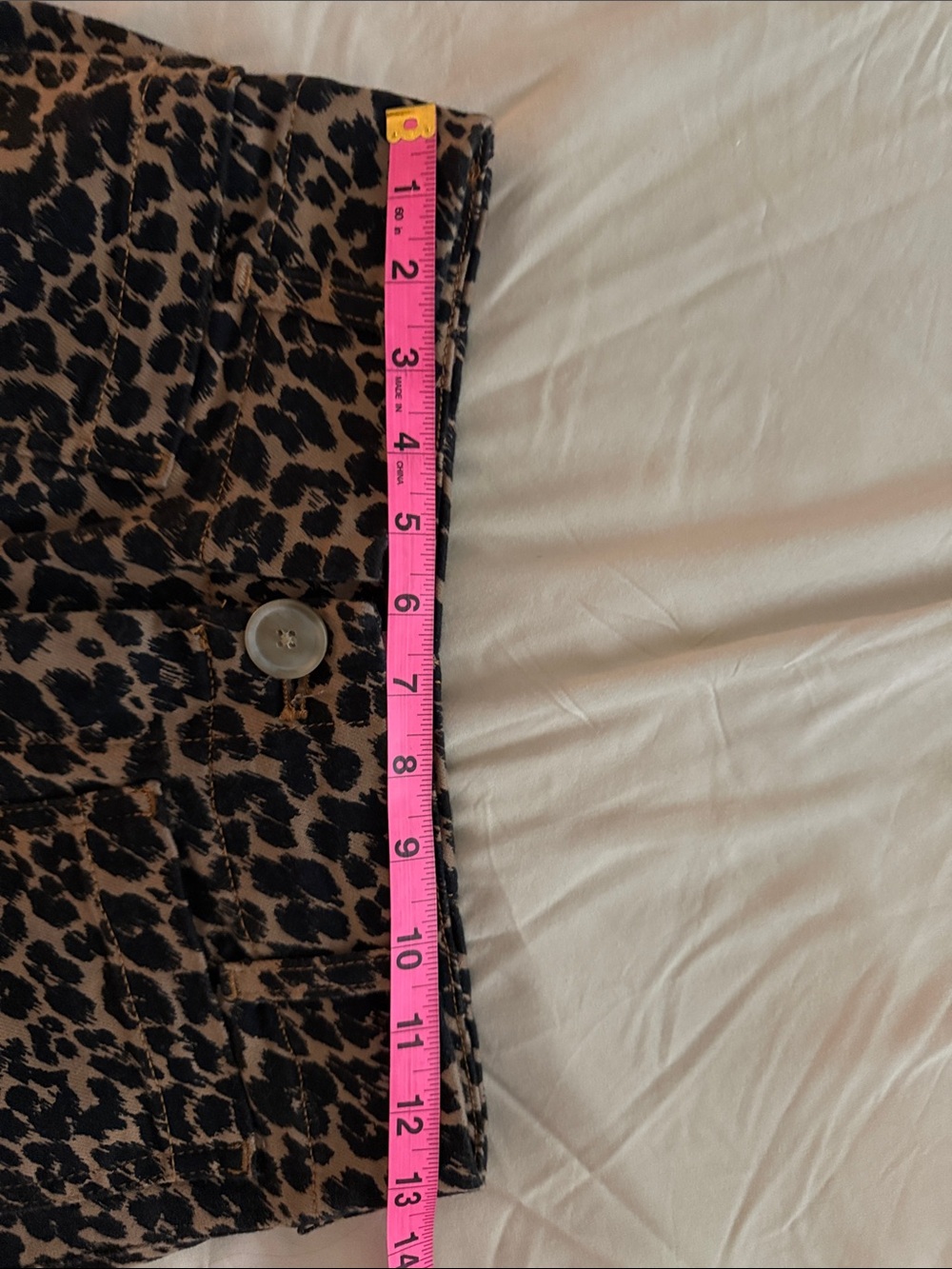 Maeve The Colette Leopard Print Wide-Leg Women’s Jeans - Tan/Black - Picture 7 of 7